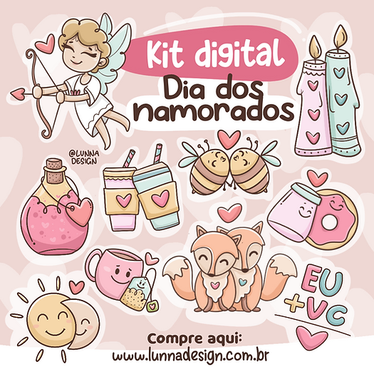 Kit Digital Dia dos Namorados 2023