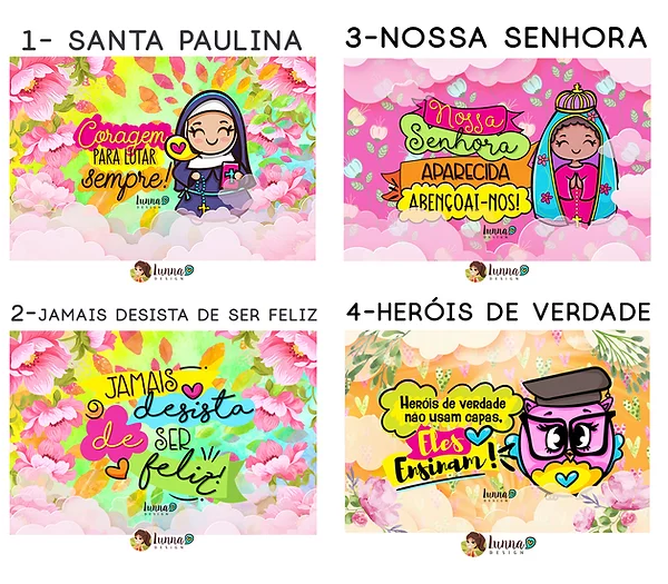 Arte digital de Planner Horizontal - Incluso 4 artes de capa!