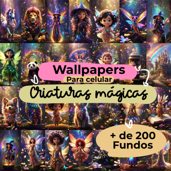 Wallpapers para celular | Criaturas mágicas + de 200 imagens