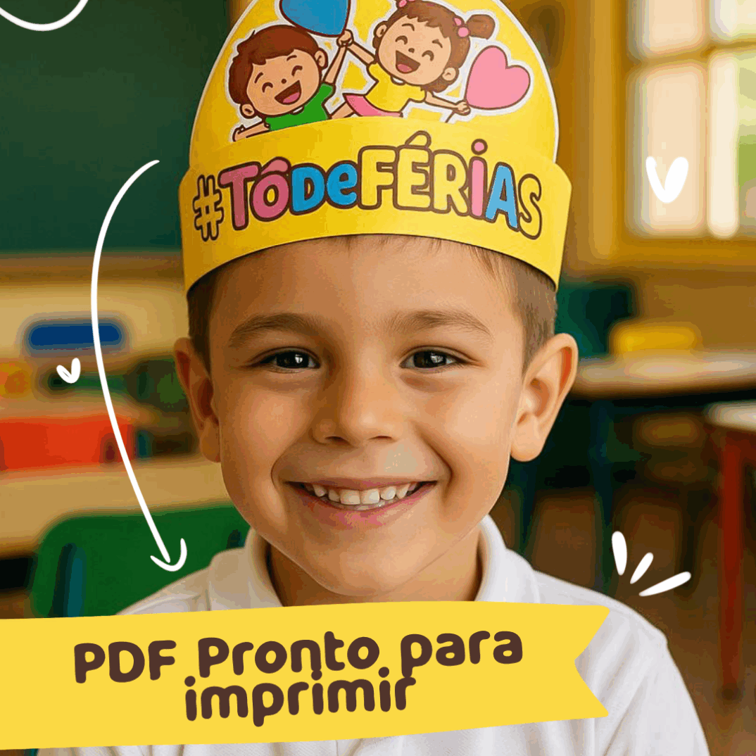 Chapéu coroa #Tôdeférias