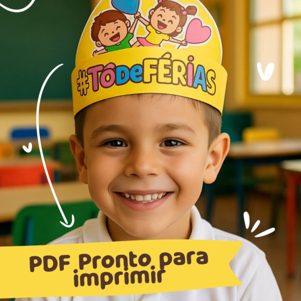 Chapéu coroa #Tôdeférias