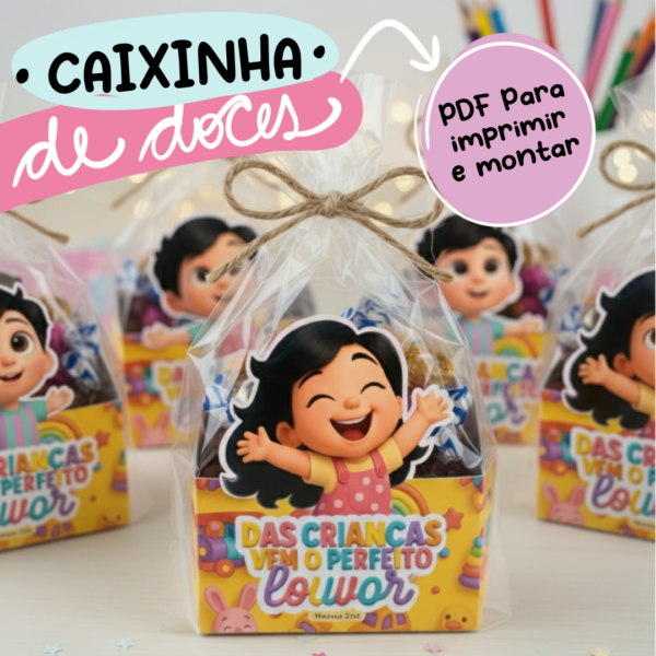 Caixinha de doces - Para crianças