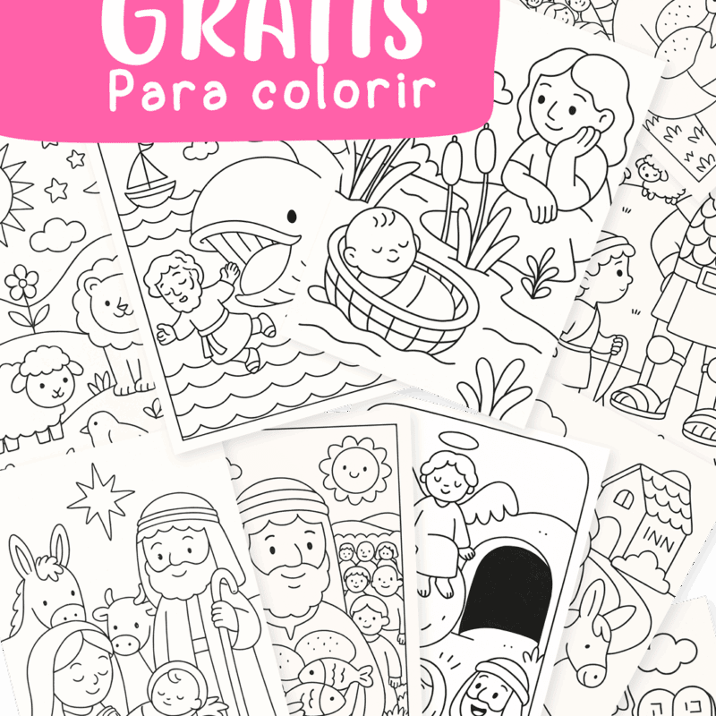 Para colorir grátis | Ilustrações Bíblicas