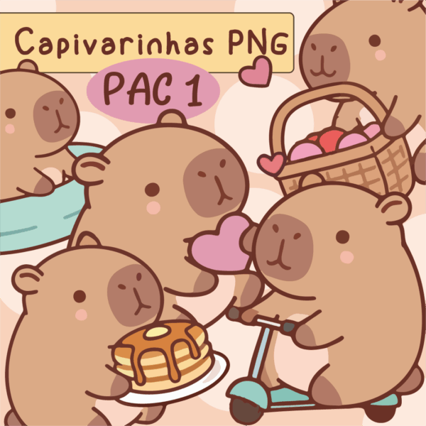 Capivarinhas fofas | PAC 1