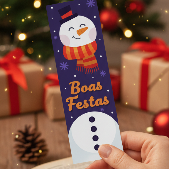 PDF Marca página natalino com calendário | 2026