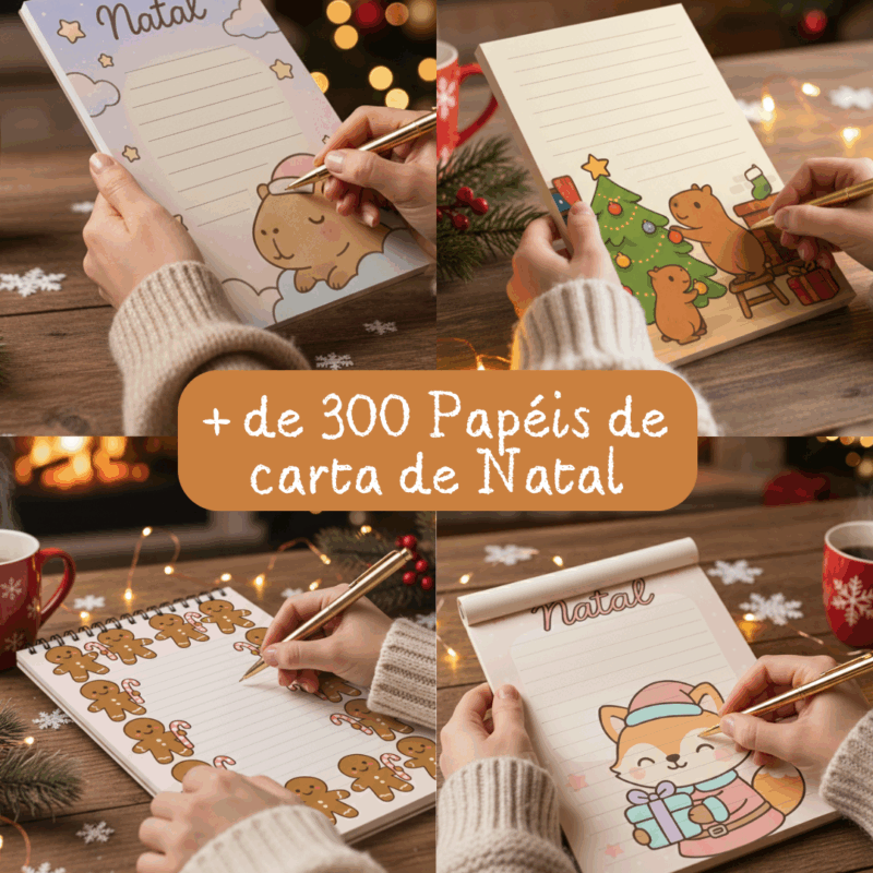 PDF Papéis de Carta de Natal + de 300 Papéis