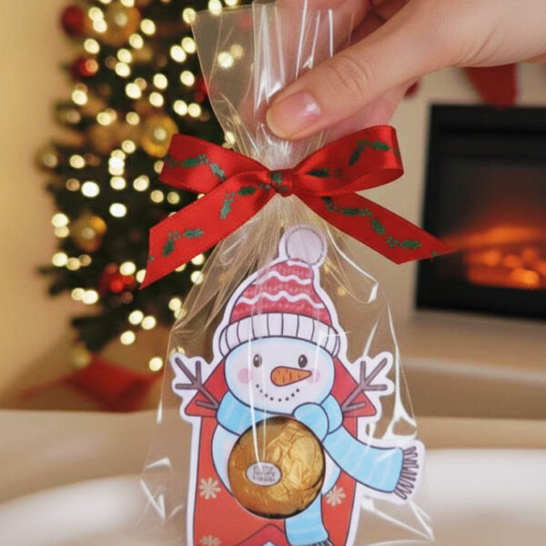 Mimo para bombom - Boneco de neve