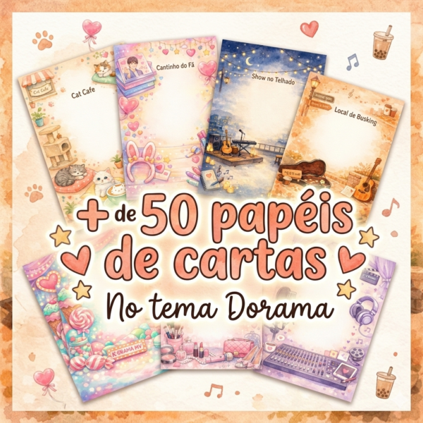 Papéis de carta - Dorameira